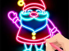 Draw Glow Christmas — free online game