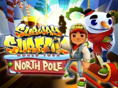 Permainan Subway Surfers North Pole secara online