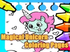 Spel Magical Unicorn Coloring Pages online
