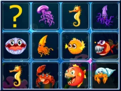 Sea creatures cards match — darmowa gra online