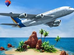 Mchezo Airplane Simulator Island Travel online