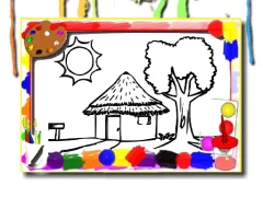 Игра Back To School: House Coloring Book онлајн