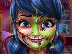 Dotted Girl Halloween Makeup — bezmaksas tiešsaistes spēle