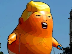 Trump Flying Adventure — free online game