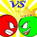 Игра Red Ball vs Green King   онлайн