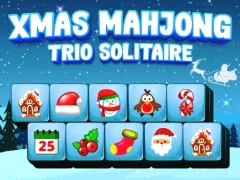 Xmas Mahjong Trio Solitaire — darmowa gra online