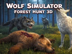 Игра Wolf Simulator Forest Hunt 3D онлајн