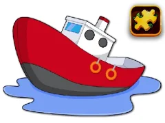 Гаме Cartoon Ship Puzzle онлајн