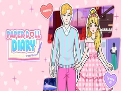 Игра Paper Doll Diary: Dress Up DIY онлајн