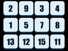 Игра Numbers Sliding Puzzle онлајн
