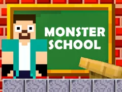 Laro Herobrine vs Monster School online