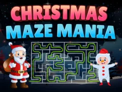 Christmas Maze Mania — δωρεάν online παιχνίδι