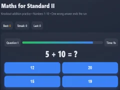 Гаме Maths for Standard II онлајн