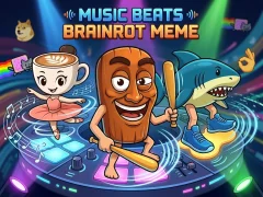 Xogo Music Beats - Brainrot Meme en liña