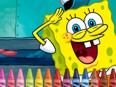 Sponge Bob Coloring — bezmaksas tiešsaistes spēle