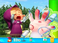 Masha Bee Hand Doctor  — free online game