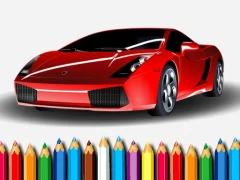 Cluiche Racing Cars Coloring book ar líne