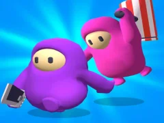 Fall Heroes Fun Guys Run — free online game