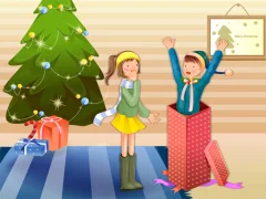 Igra Christmas Lovers Slide spletu