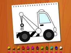 Spel Coloring Book: Excavator Trucks online