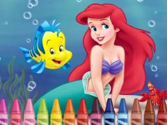 4GameGround Little Mermaid Coloring – ingyenes online játék