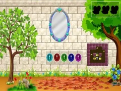 White Brick Backyard Escape — bezplatná online hra