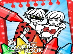 Miraculous Ladybug Coloring Book game — bezmaksas tiešsaistes spēle