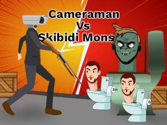 Permainan Cameraman vs Skibidi Monster: Fun Battle talian