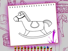 Cluiche Coloring Book: Toy Shop ar líne