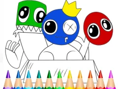 Rainbow Friends Coloring Book — nemokamas žaidimas internete