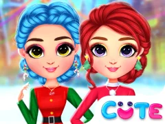 Rainbow Girls Christmas Outfits — ücretsiz çevrimiçi oyun