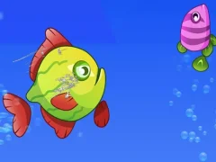 Leikur Fish Grow Eating Fish á netinu