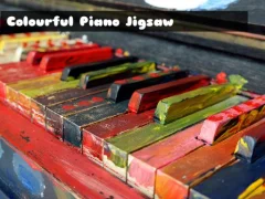 Colourful Piano Jigsaw — free online game