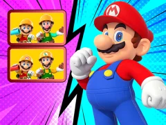 Игра Mario spot The Differences  онлајн