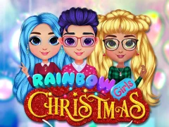 Xogo Rainbow Girls Christmas Party en liña