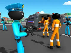 Cluiche Stickman Prisoner Transporter  ar líne