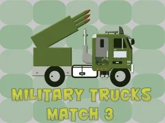 Military Trucks Match 3 — darmowa gra online