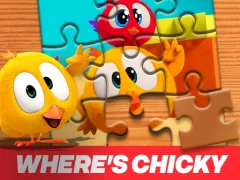 Wheres Chicky Jigsaw Puzzle — free online game
