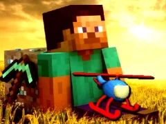 Mchezo Minecraft Helicopter Adventure online