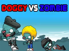 Гульня Doggy Vs Zombie онлайн