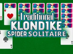 Cluiche Traditional Klondike Spider Solitaire ar líne