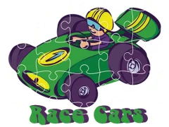 Race Cars Jigsaw — free online game