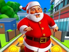 Jeu Santa City Run surfers en ligne