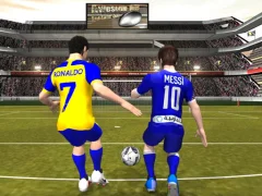 Igra Messi vs Ronaldo Kick Tac Toe spletu