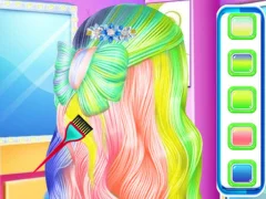 Spill Fashion Rainbow Hairstyle Design online