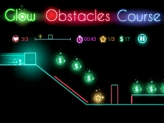 Jeu Glow obstacle course en ligne