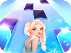 Xogo Elsa Game Piano Tiles : Let It Go en liña