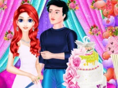 Mermaid Girl Wedding Cooking Cake – ingyenes online játék
