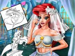 Coloring Book for Ariel Mermaid – ingyenes online játék