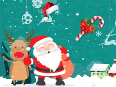 Christmas Santa Slide — free online game